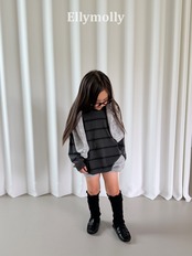 韓国子供服 / 26Autumn / ELLY MOLLY / ドミノピッグTシャツ / 秋服 *5~19*