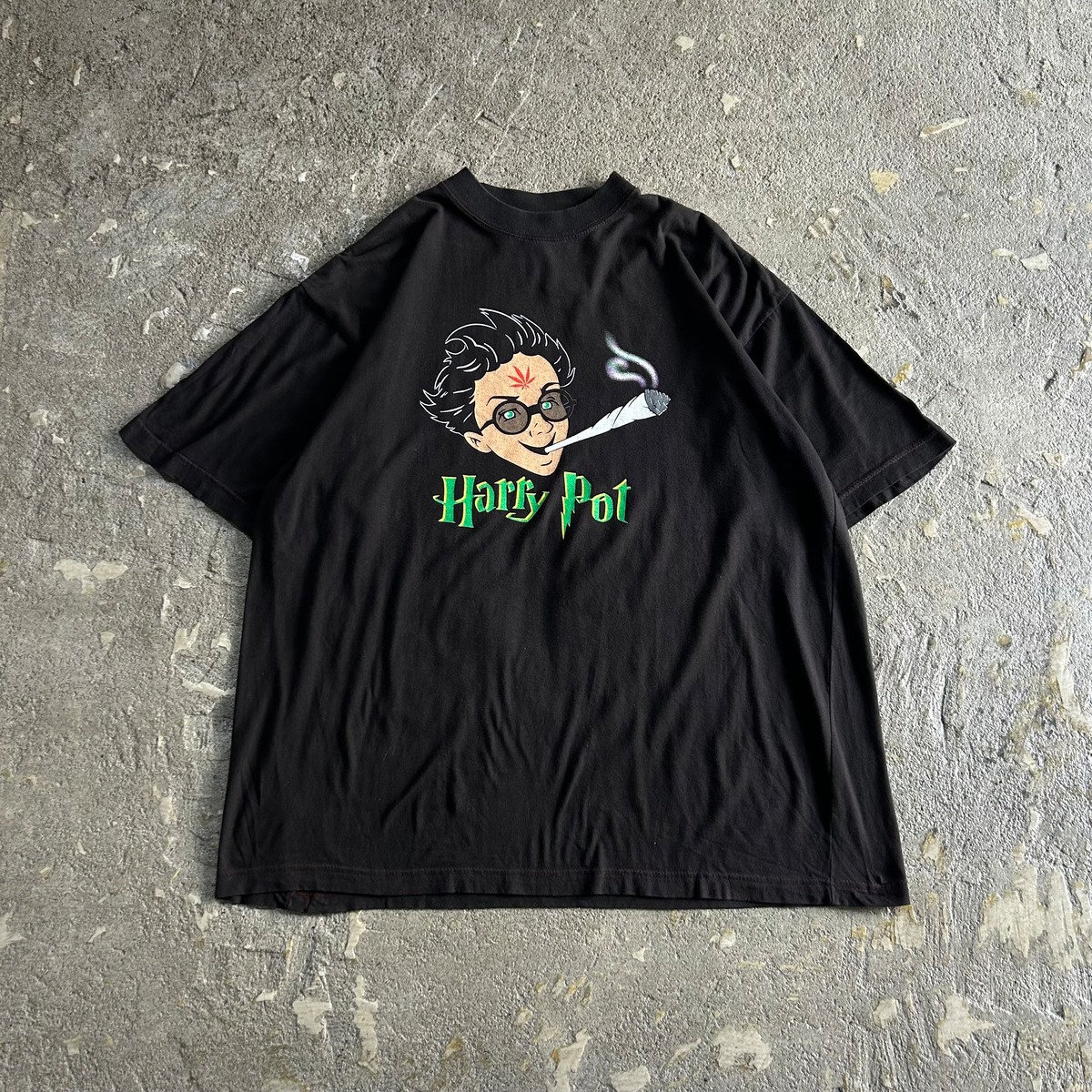 Harry Pot Tシャツ ハリーポッター パロディ 大麻 マリファナ Amazon 