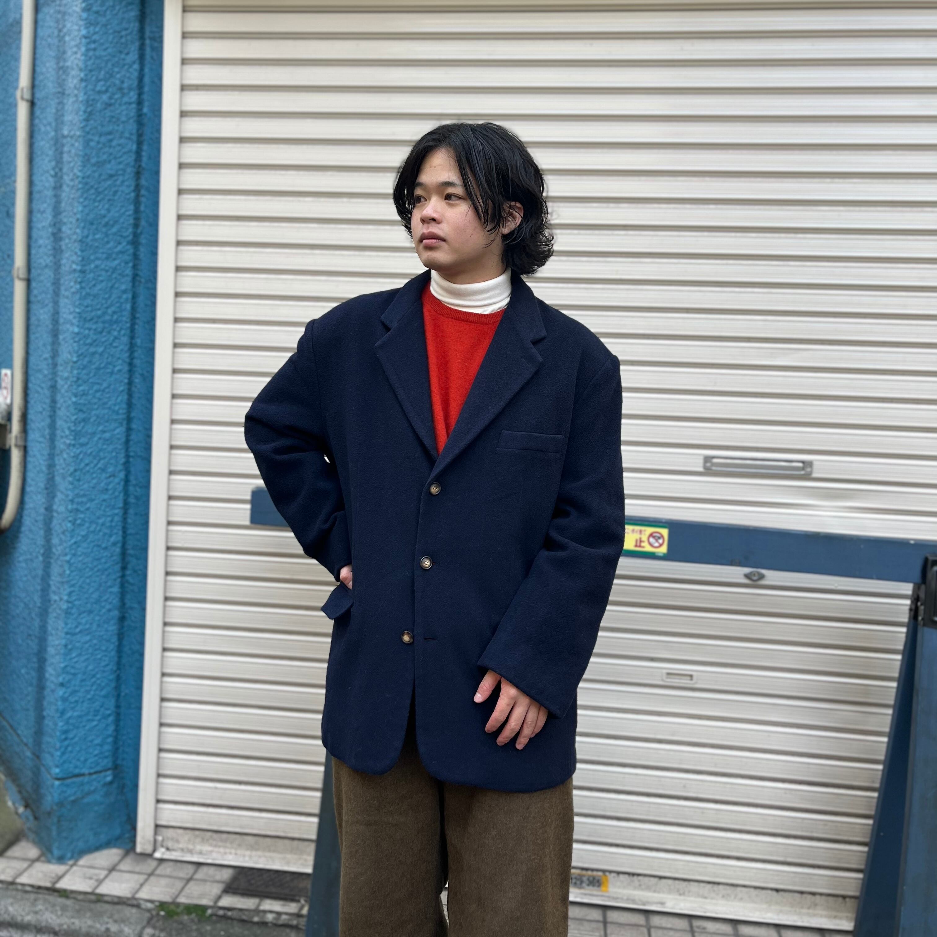 大手通販サイト レトロ スエード調 チェスターコート古着usedW