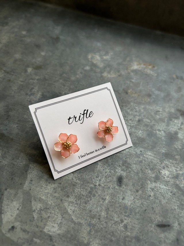 flower pink pierce