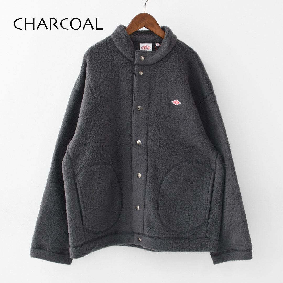 DANTON [ダントン] M DOUBLE FACE BOA STAND COLLAR CARDIGAN [DT