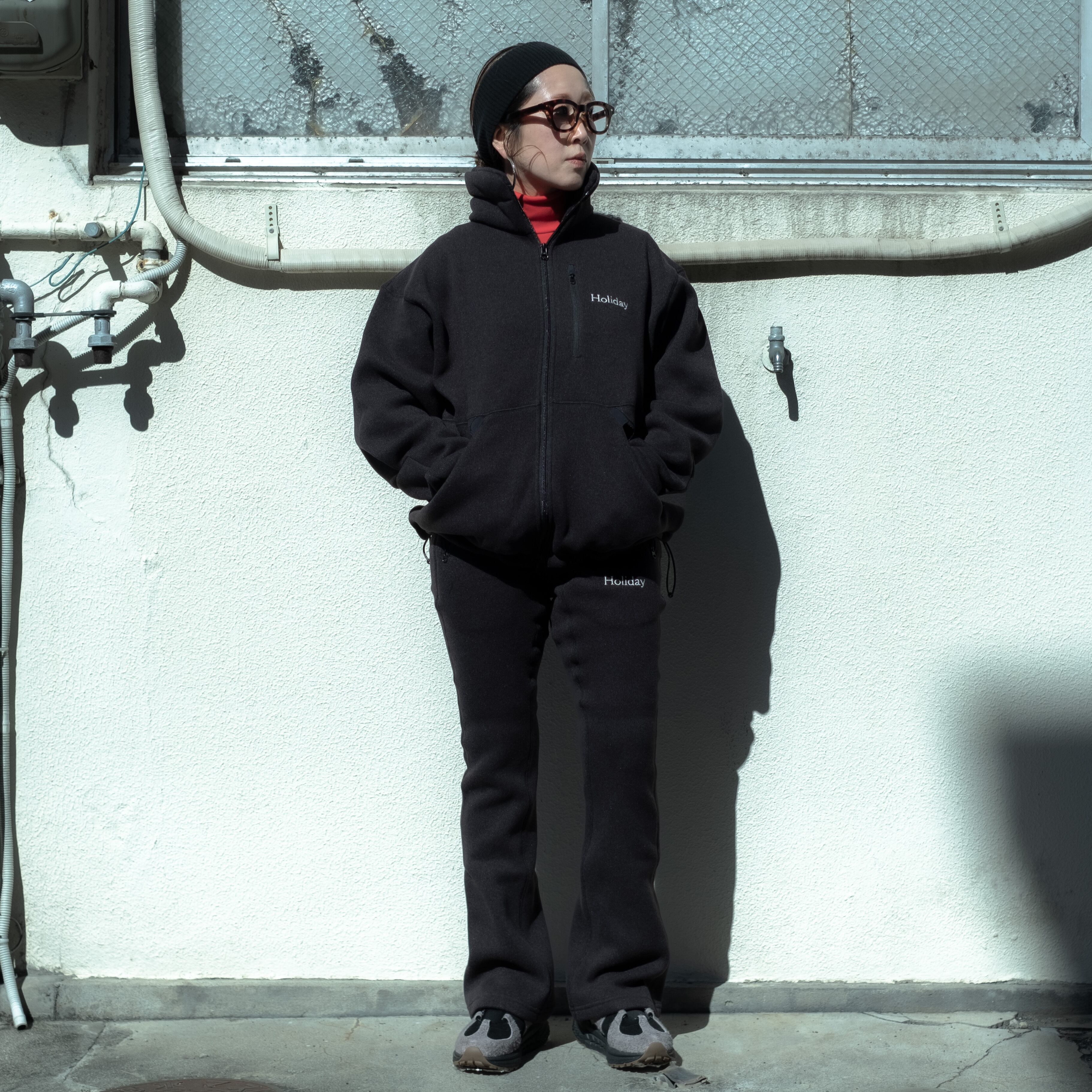 HOLIDAY】 thermal pro fleece flare pants (black) | olaf HOLIDAY】 thermal pro fleece flare pants (black) | olaf