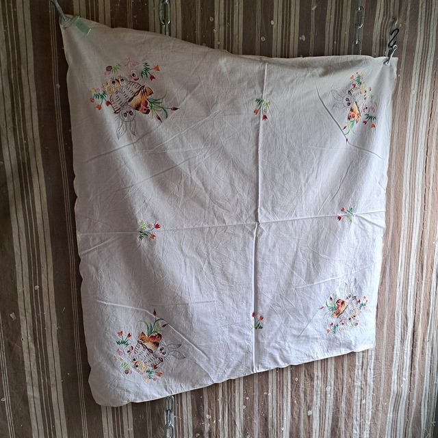 ヨーロッパ 刺繡クロス used [510009]