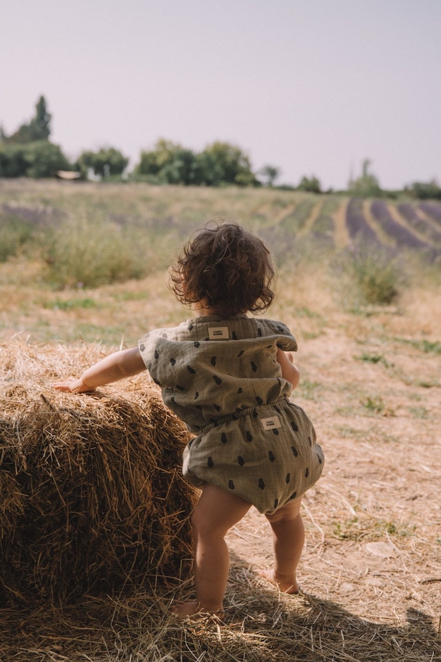 ［6m-24m］Studio Boheme Paris  - SHIRT ROMAN Sleeveless / SAGE / LAVENDER