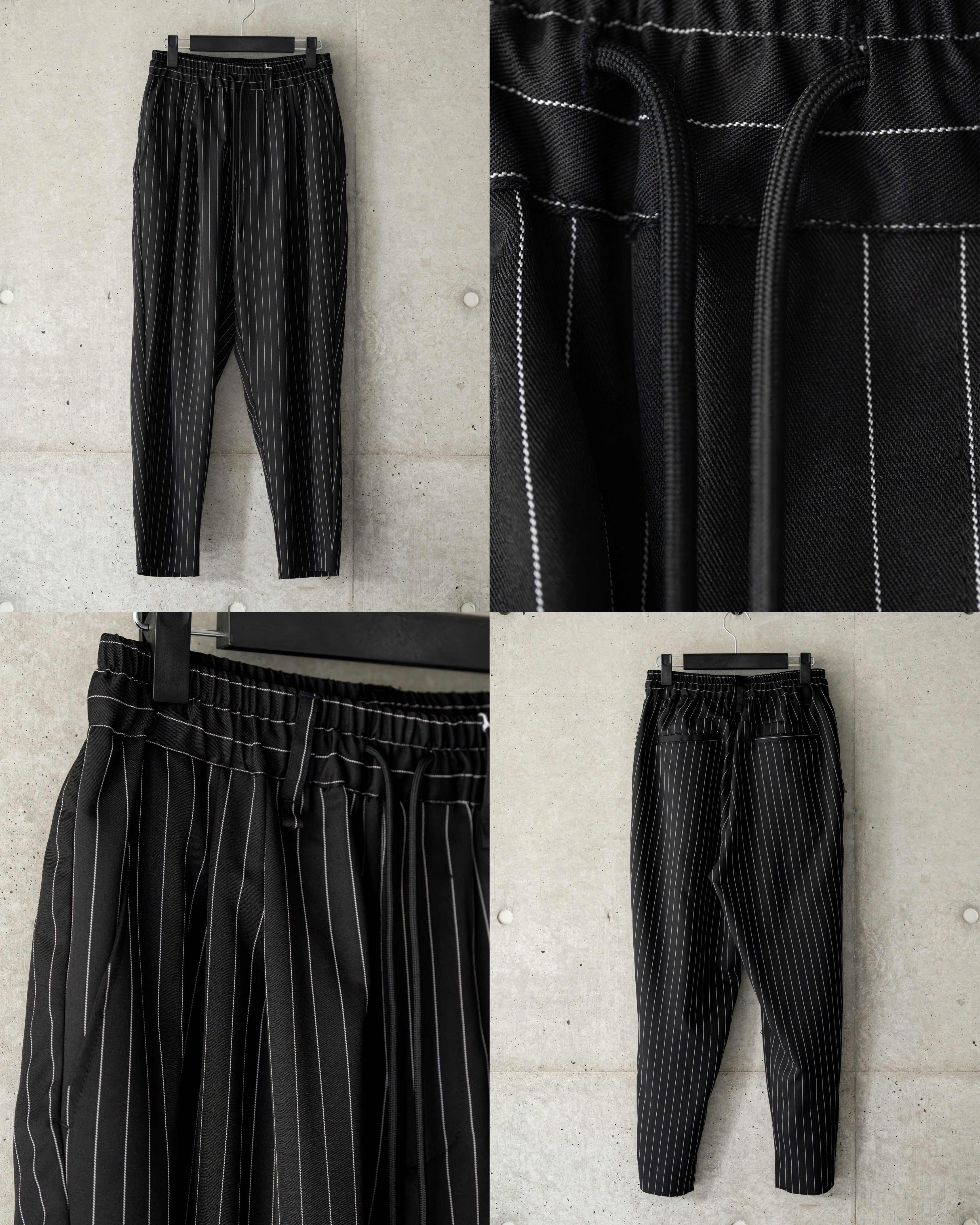Classic Pinstripe Tapered Pants［2603amy-6］テーパードパンツ