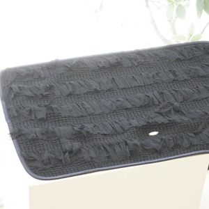 ote. 2way  fringe cafe mat　Black