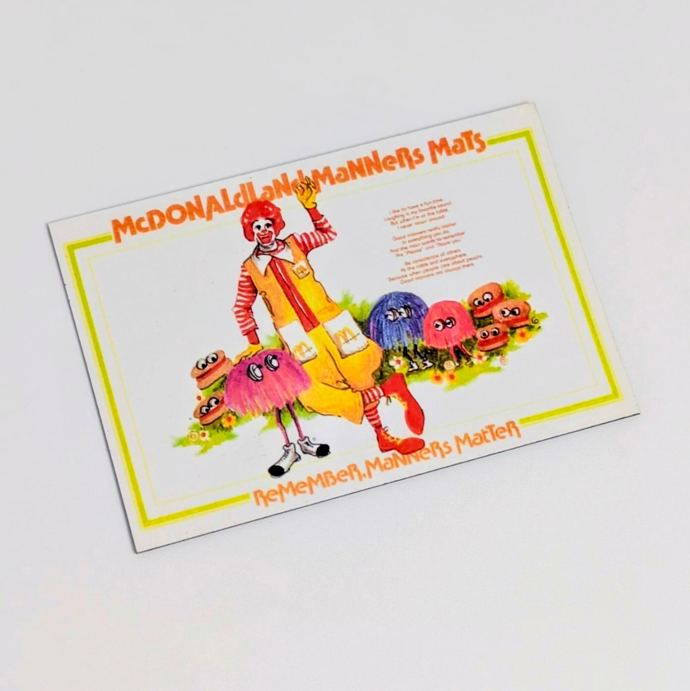 送料無料!【 American Magnet / マグネット 】McDonald's / マクドナルド 〚アメリカン雑貨 アメトイ〛