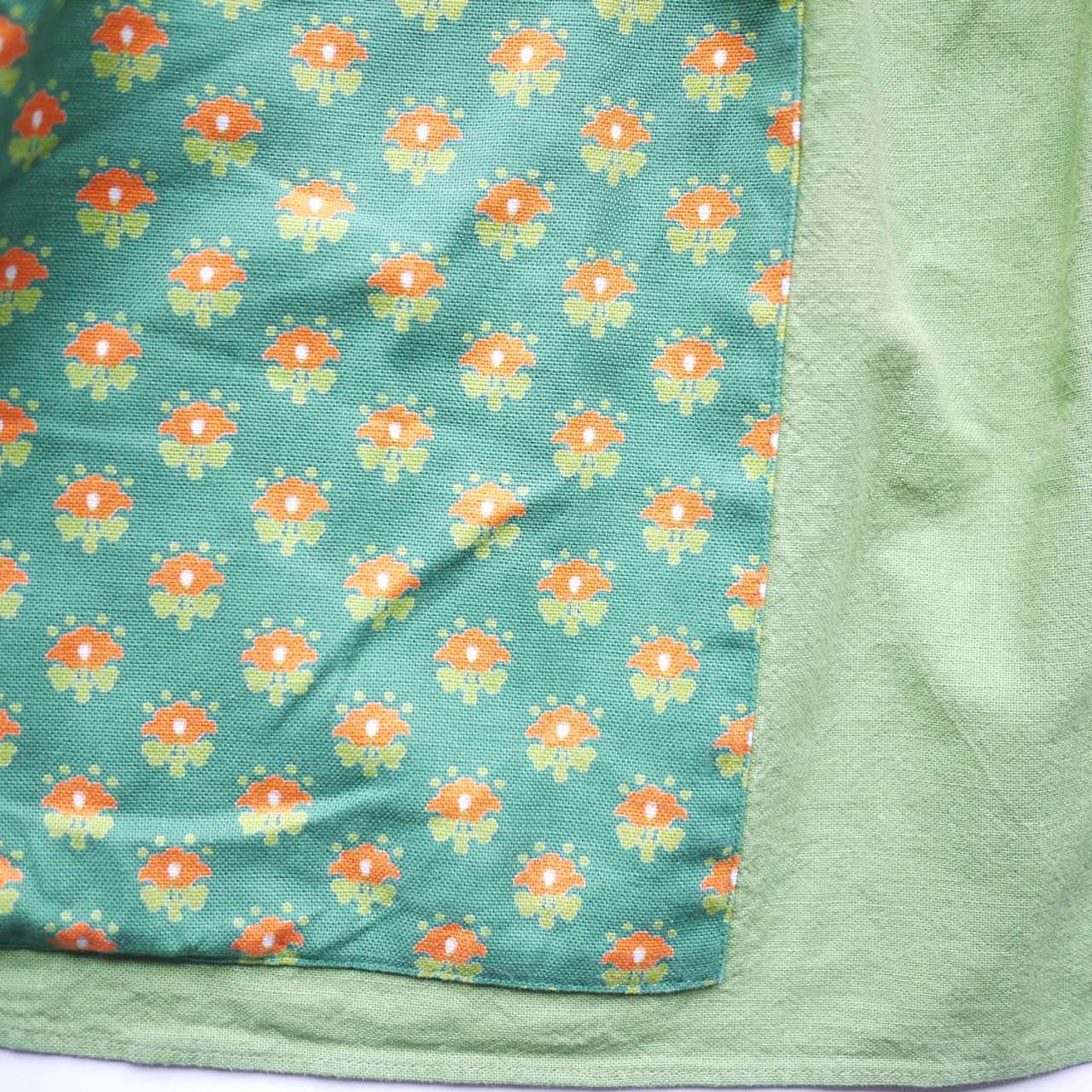 【未使用】ドールハウスエプロン 薔薇柄 エプロン | モモコハウス