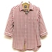1666R2 stussy ステューシー 七分袖 チェックシャツ 未使用タグ付き メンズ古着 サイズM