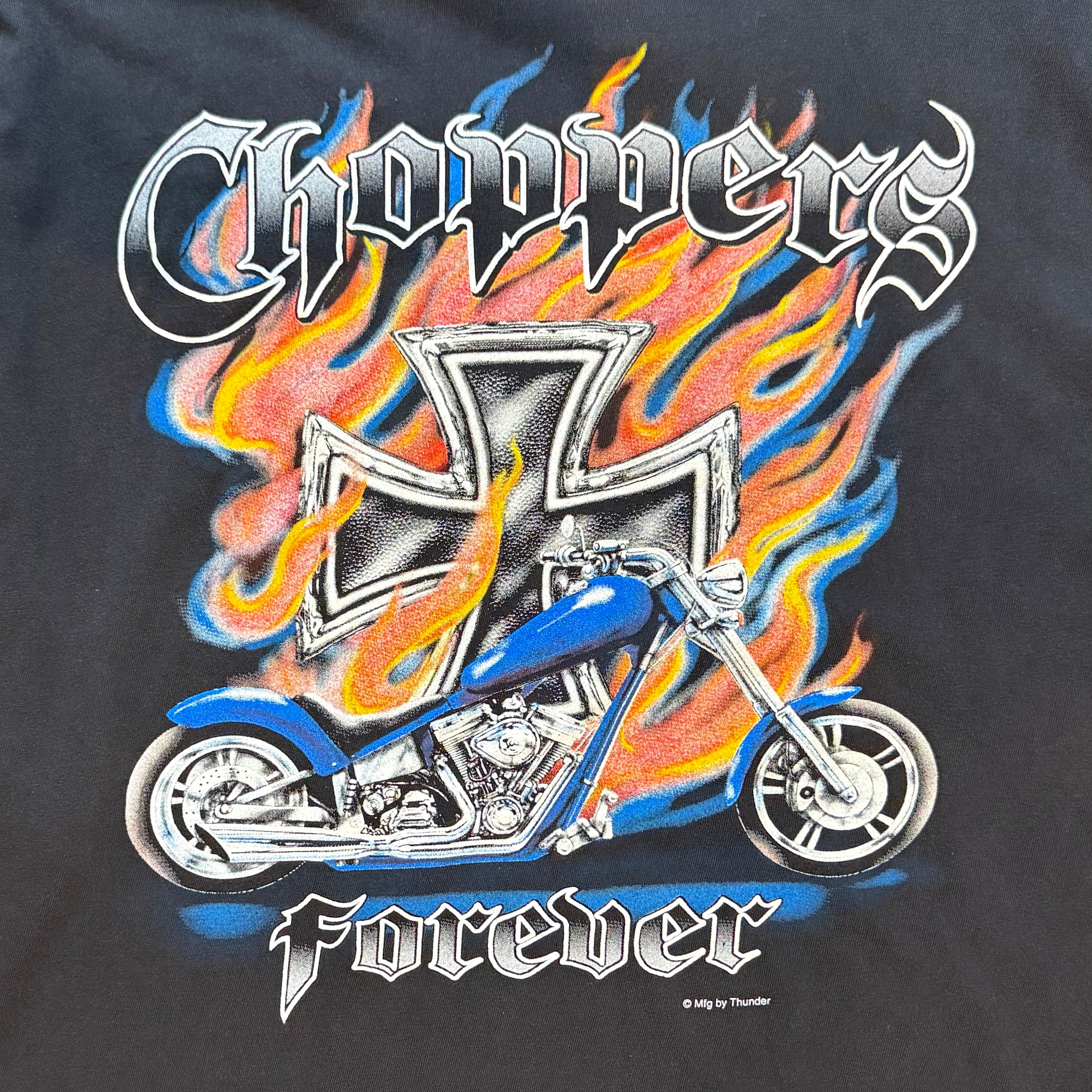 Motorcycle Print Longsleeve Tee