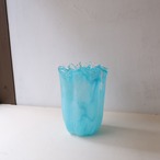 ブルーハワイのかき氷のような花瓶