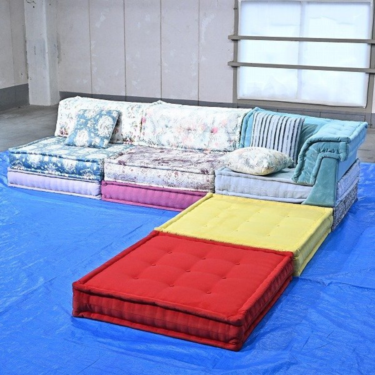 クリーニング済み 最高級 フランス ロッシュボボア 367万「MAH JONG」ソファセット ジャン=ポール・ゴルチエ Roche Bobois マジョン【中古家具/中古インテリア/USED家具ユーズド家具/リサイクル】