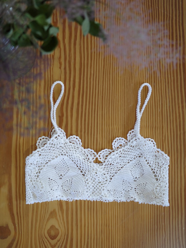 <vintage>remake lace bustier②
