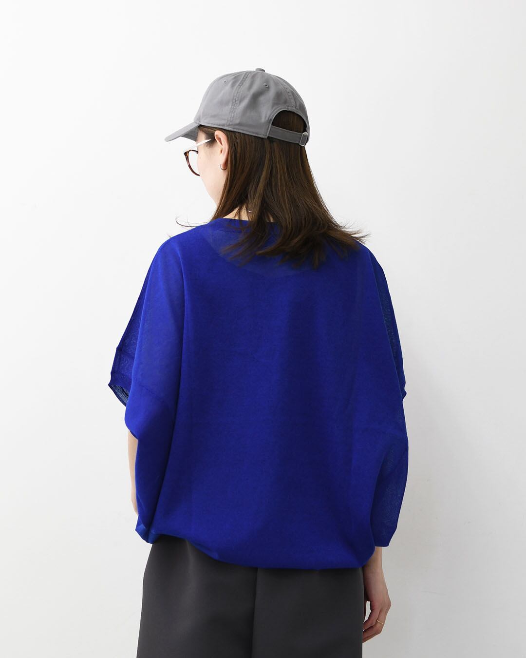 mizuiro ind [ミズイロ インド] sheer wide cocoon P/O・wide cocoon