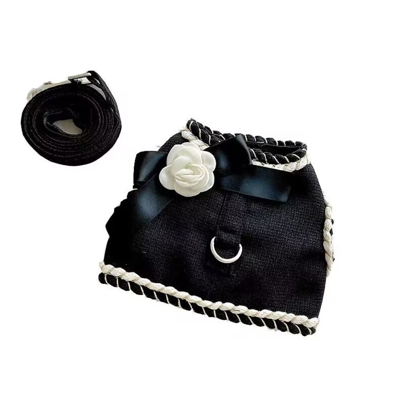 リボン飾り付き カメリアハーネス 00004