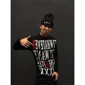 VINTAGE ストリート レタリンググラフィック ロングTシャツ T2246