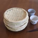 岩手県 すず竹 丸ざる 7寸  Bamboo colander 22cm  (Suzutake Zaru) #306
