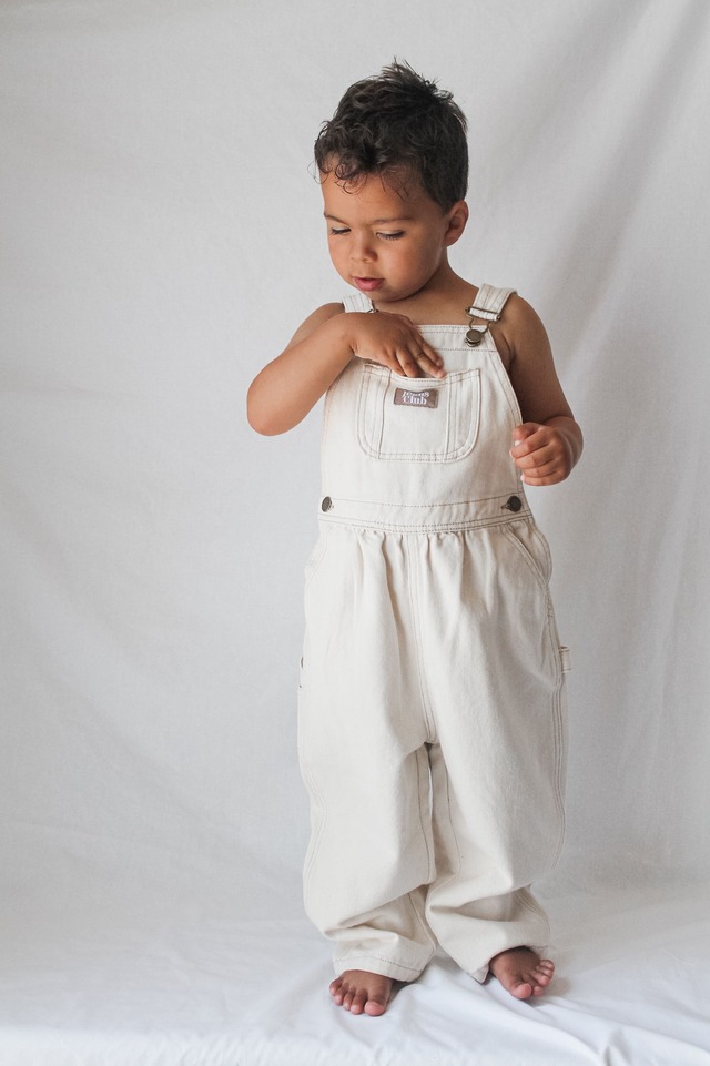 【TWIN COLLECTIVE】Carpenter Overall - Ecru Organic