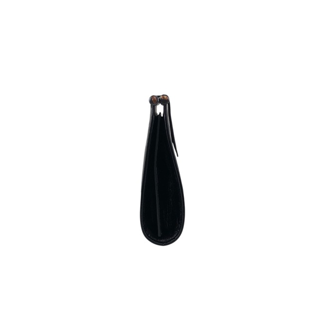 Yves Saint Laurent イヴ・サンローラン クラッチバッグ ブラック YSL ロゴ型押し レザー バイアステッチ vintage ヴィンテージ オールド b3p3mj