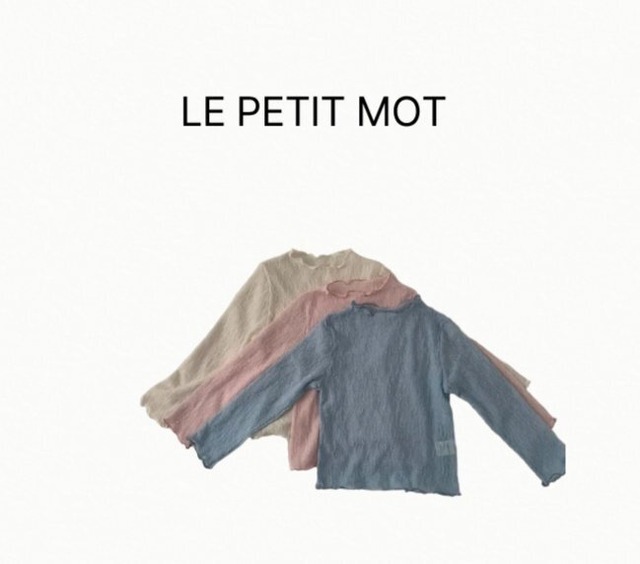 le petit mot［取寄］lace narlary tee 26spring