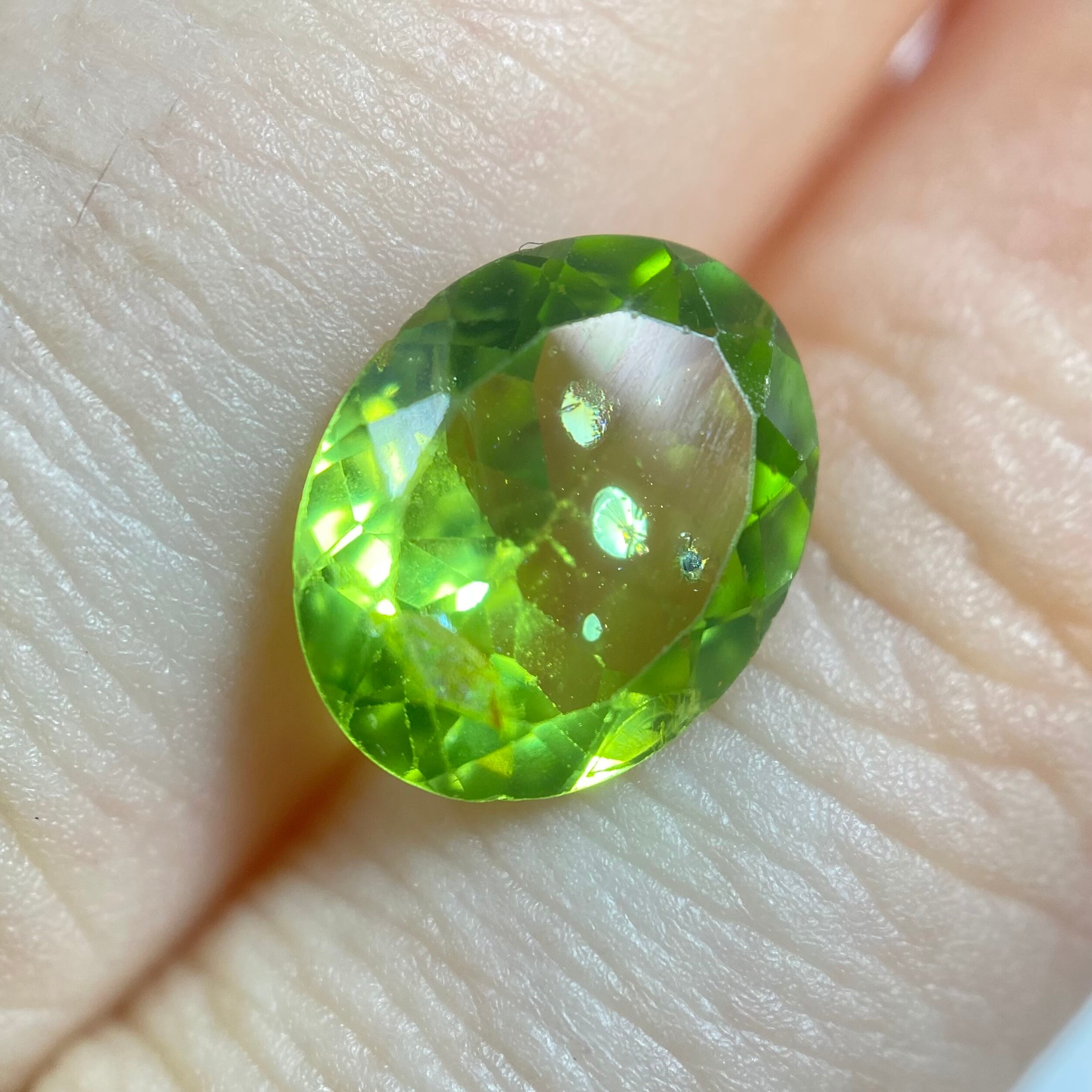 蓮の葉リリーパッドペリドット 1