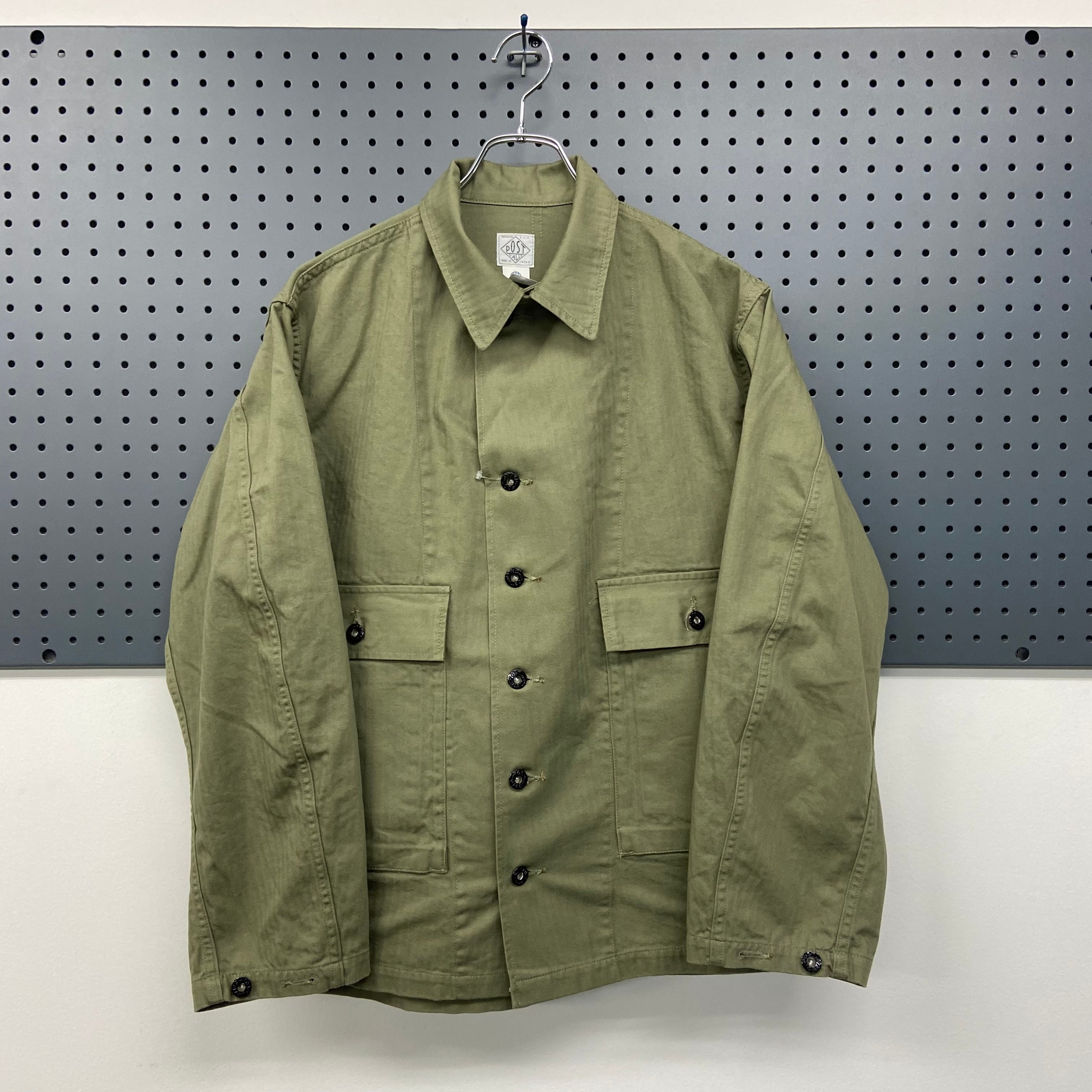POST O'ALLS / 3108 / WALKABOUT 4 / cotton HBT - sage green | DEXIM powered by BASE