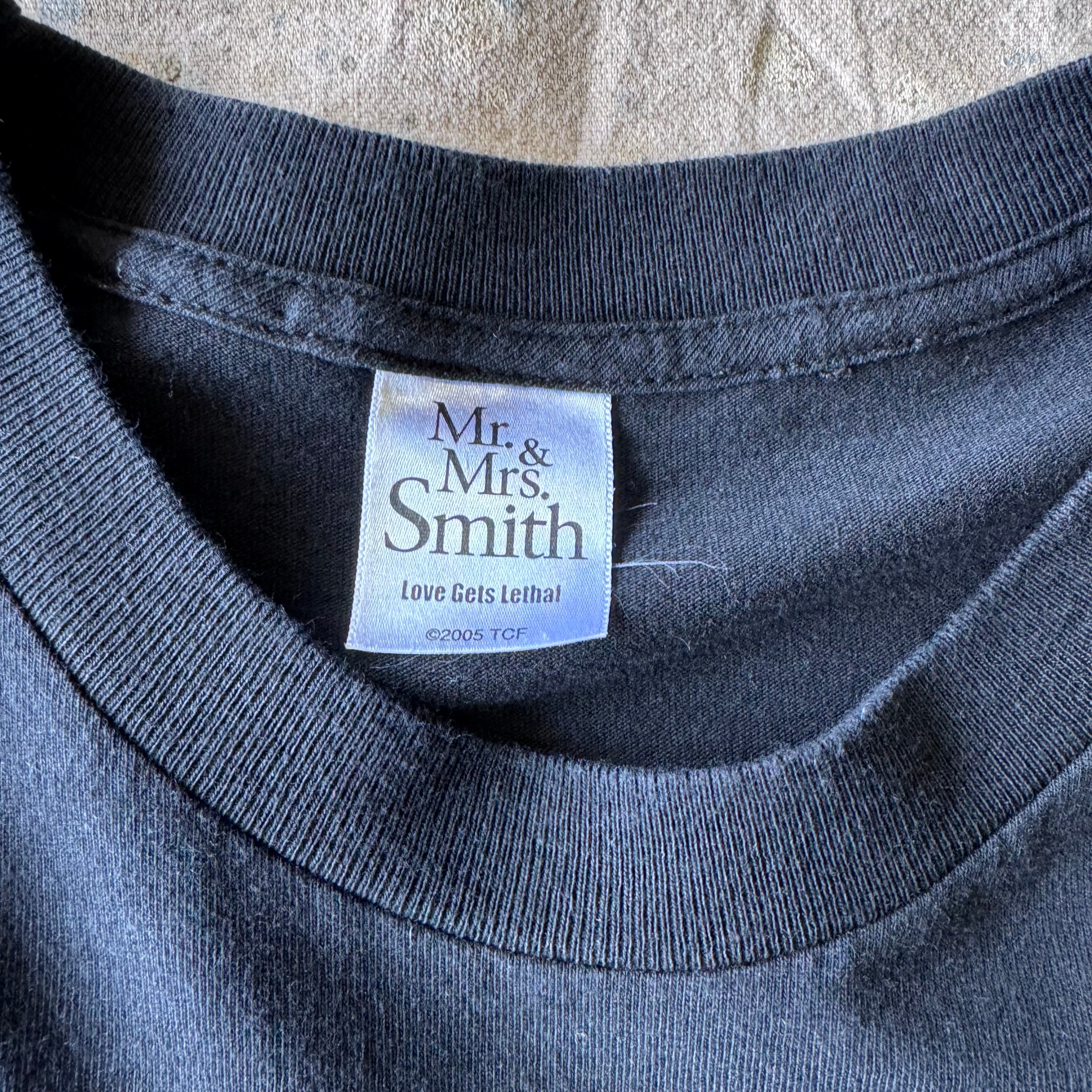 00s Mr.&Mrs Smith 映画Tシャツ ムービーT ブラック XL | 古着屋 savvy