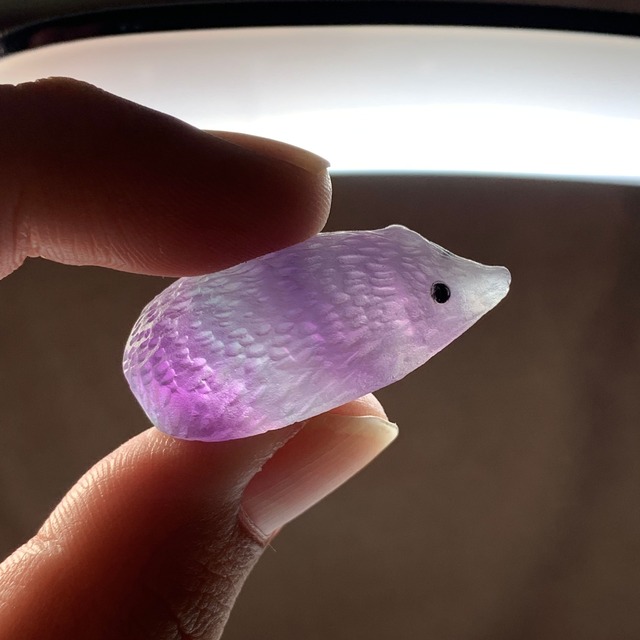 29.可愛い色合い☆フローライト ハリネズミ