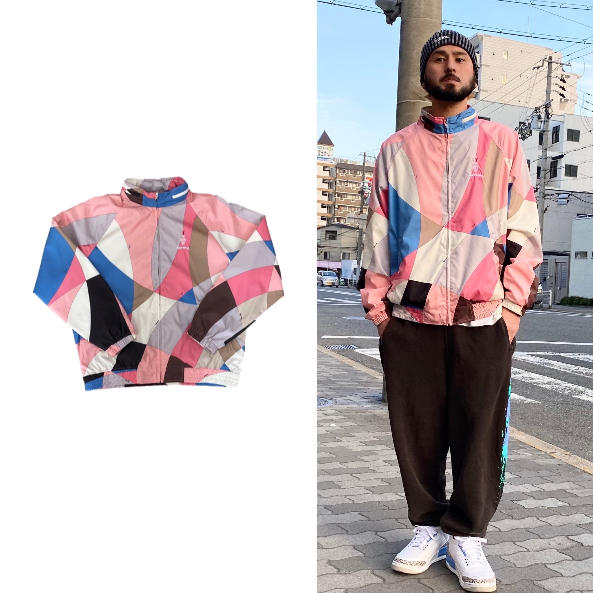 Supreme 21SS × EMILIO PUCCI SPORT JACKET DUSTY PINK XL 63461 Supreme 21SS × EMILIO PUCCI SPORT JACKET DUSTY PINK XL 63461