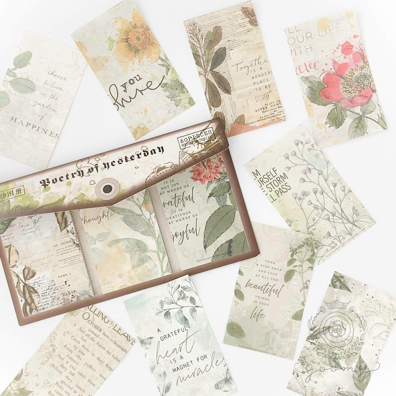 レトロミニペーパーパッド 植物<P272>