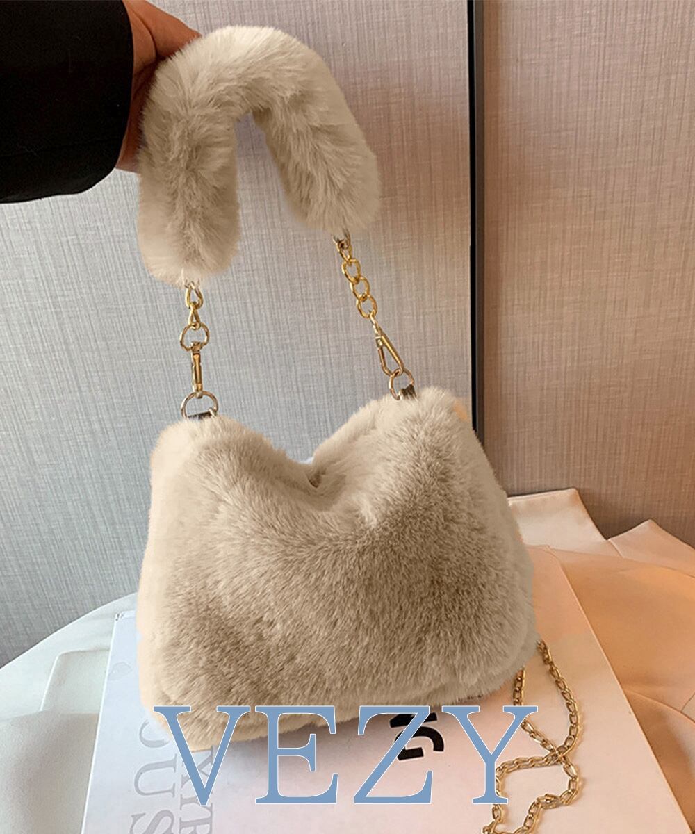 VIVAYOU リアルファー2wayスタッズ ベルト チェーン 付 バック VIVAYOU リアルファー2wayスタッズ ベルト チェーン 付 バック