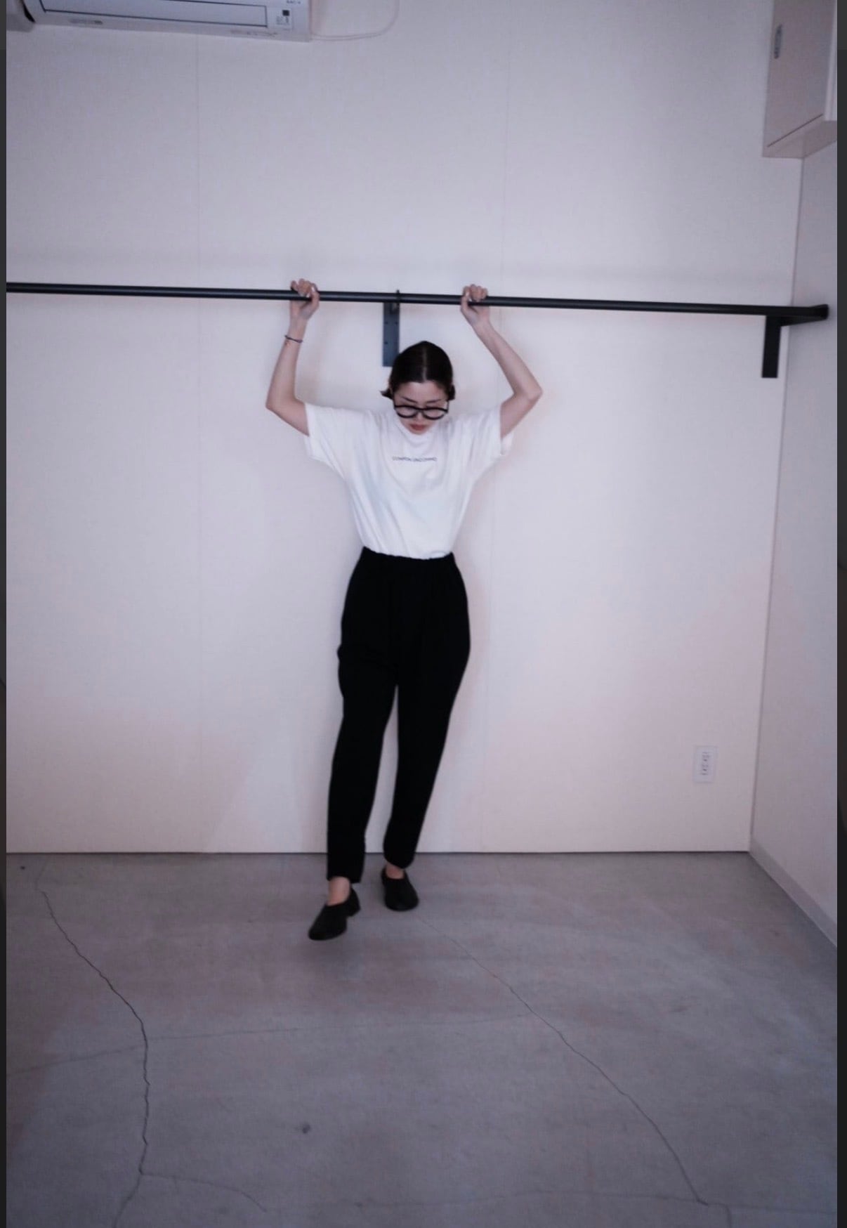 MOON TREE PLANET/Cord pants black | ikasa.