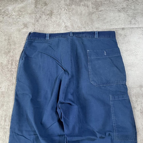 60s- 極太 フレンチワーク フェード Metis リネン パンツ W34 詳細写真10