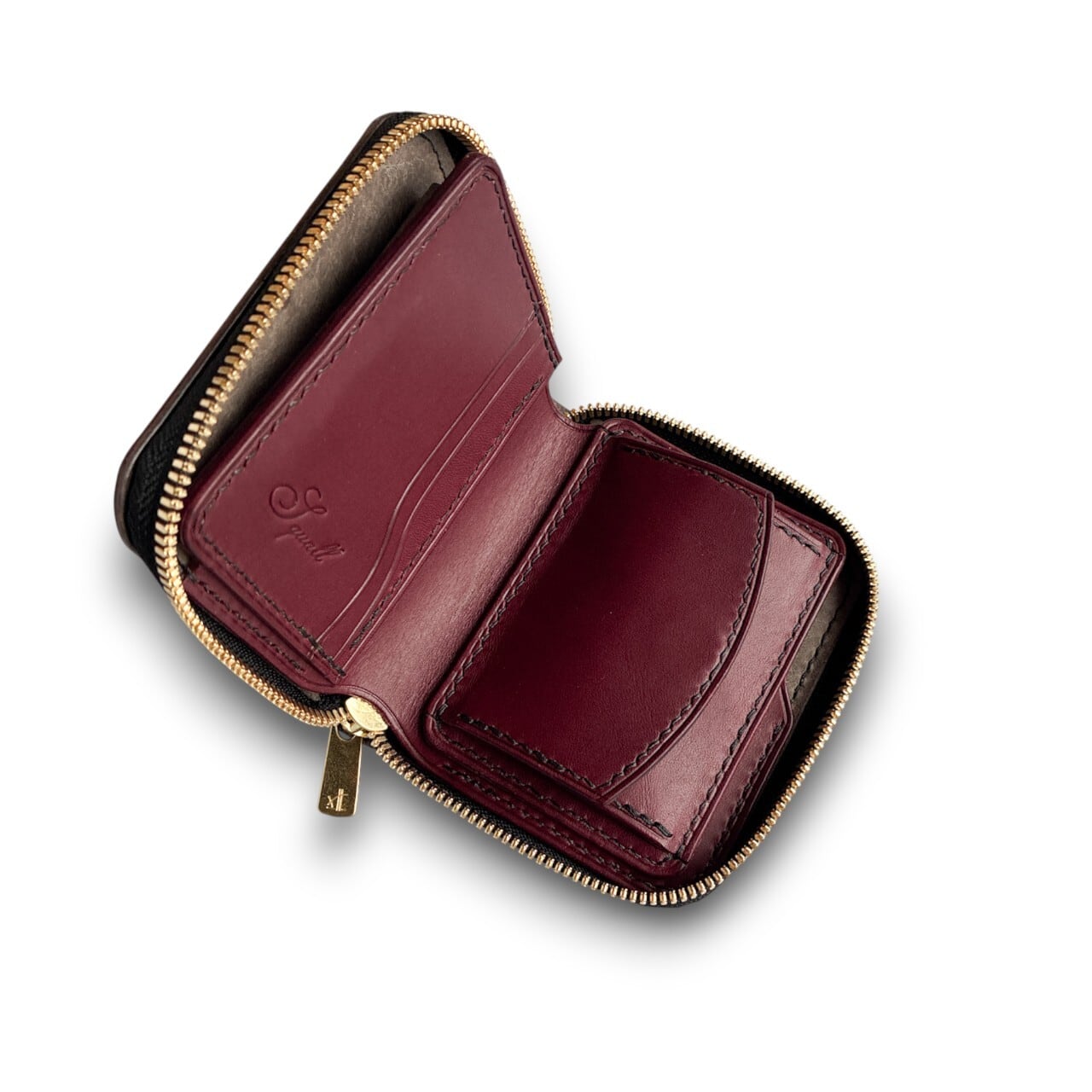 【セミオーダー】ラウンドジップ二つ折り財布