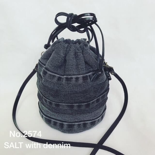 BlackDenim SALTY巾着2way No.2574