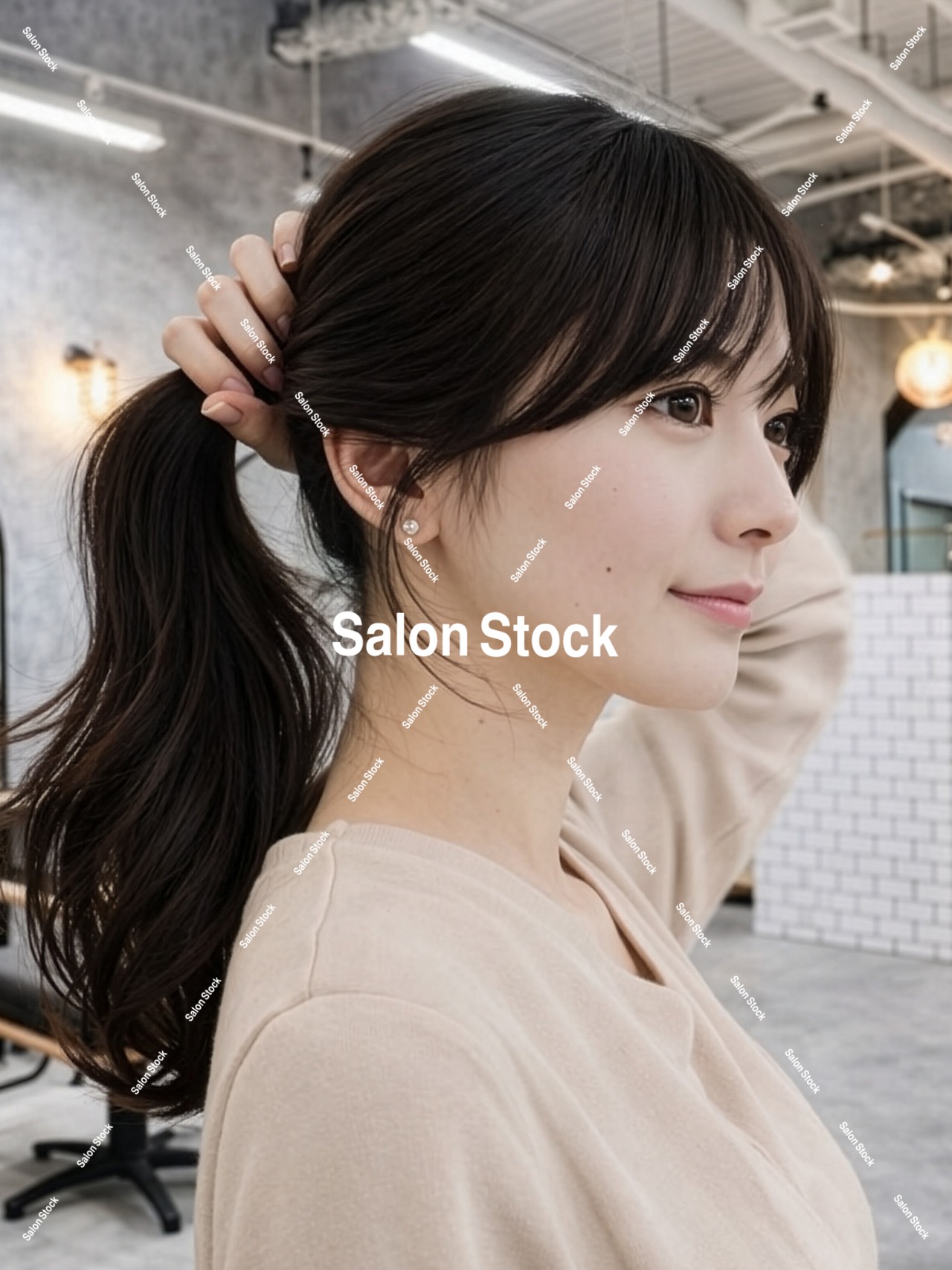 【レディース】ポニーテール(手づかみ)