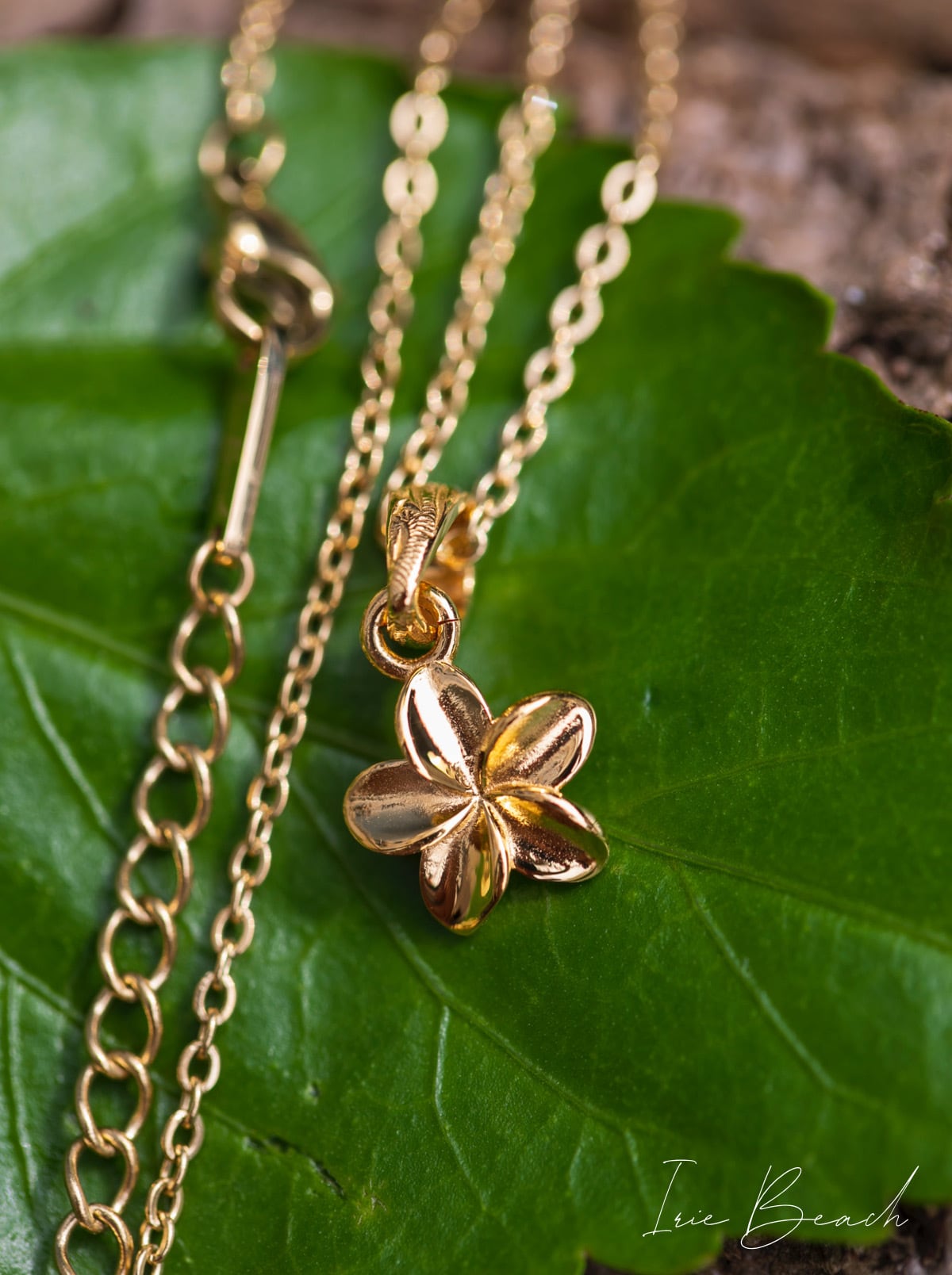 Plumeria necklace