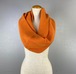 ◎.HERMES CASHMERE100% LARGE SIZE LOGO SNOOD MADE IN SCOTLAND/エルメスカシミヤ100%大判ロゴスヌードストール2000000058306