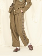 予約販売【 THOMAS MAGPIE 】ヘリンボーンラインパンツ(2254305) 10月お届け