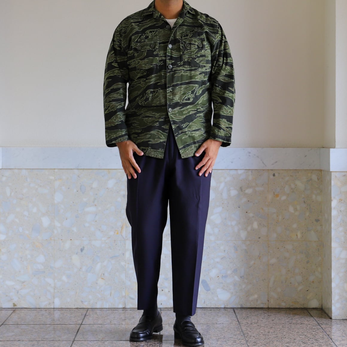 極美品】60s U.S.ARMY Tiger stripe jacket special vintage militaly