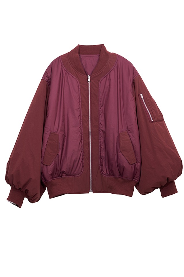 Nora Lily / Switching Fabric Reversible Big MA-1