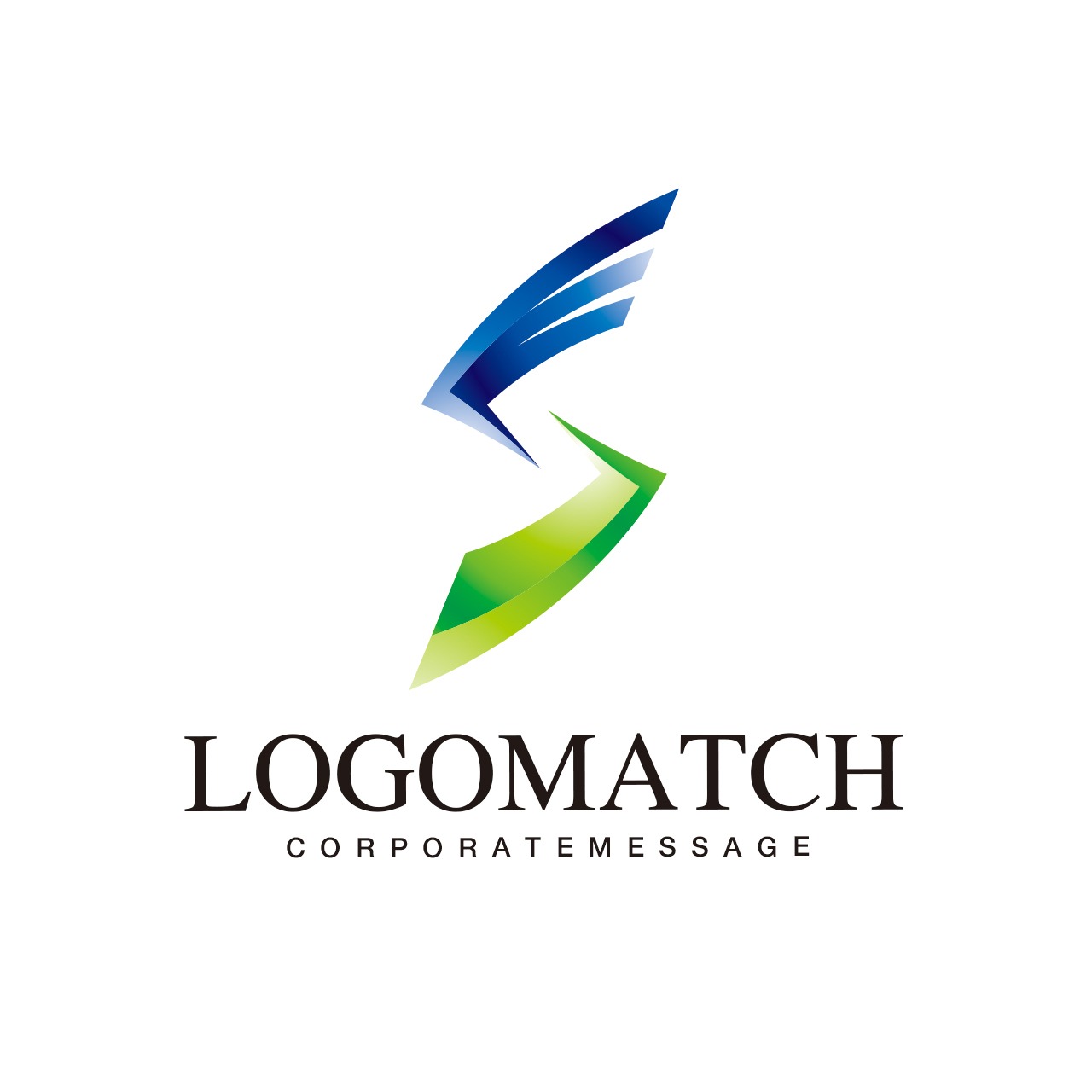 強い意志で飛躍するSのロゴ