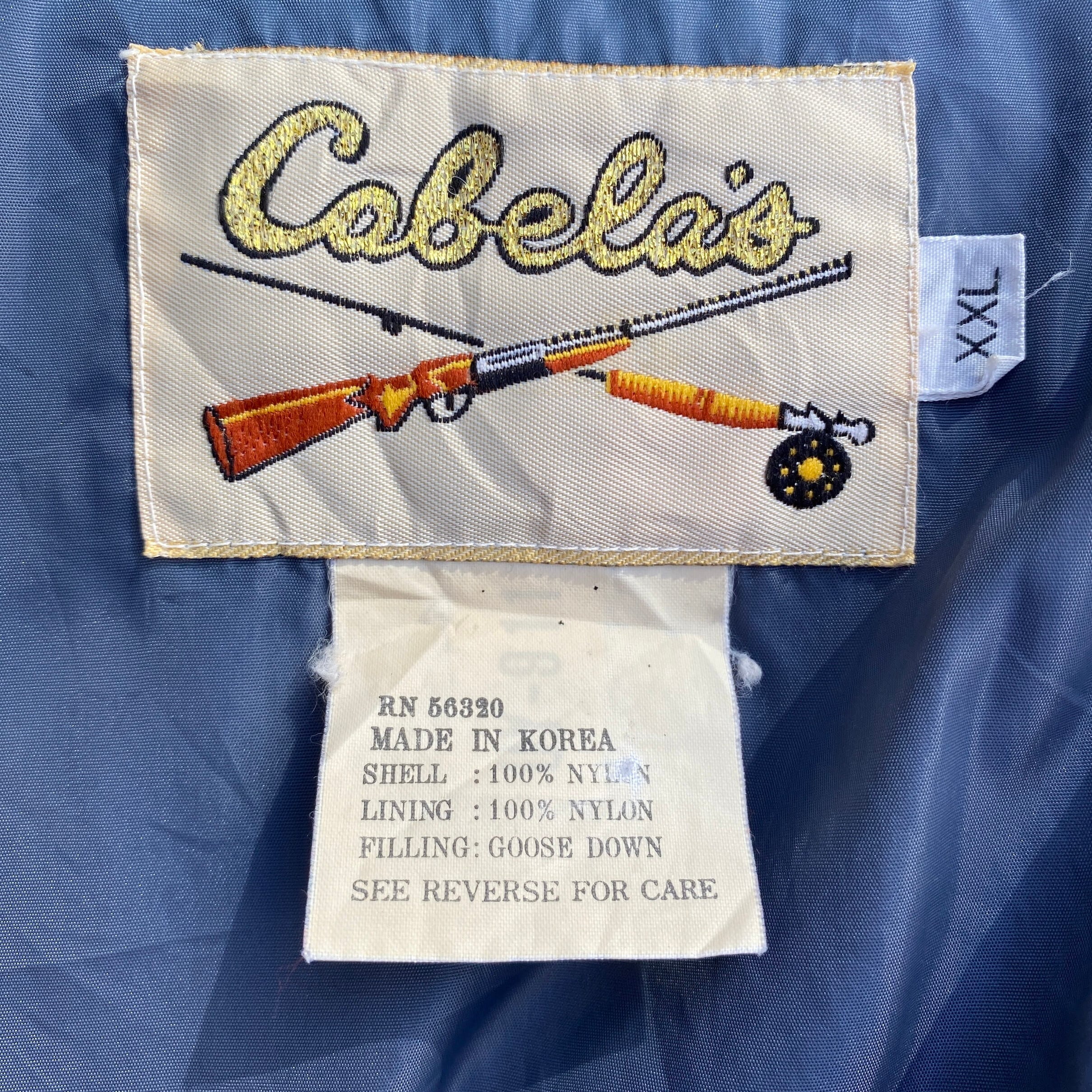 ビッグサイズ 80年代 Cabela's カベラス ダウンジャケット メンズXXL