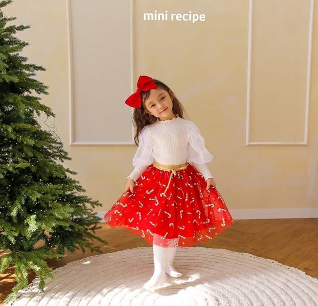【即納】<minirecipe>  Mary sha golji T(S/M/L)