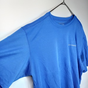 コロンビア　OMNI-WICK　クルーネックTシャツ　半袖　ブルー　L