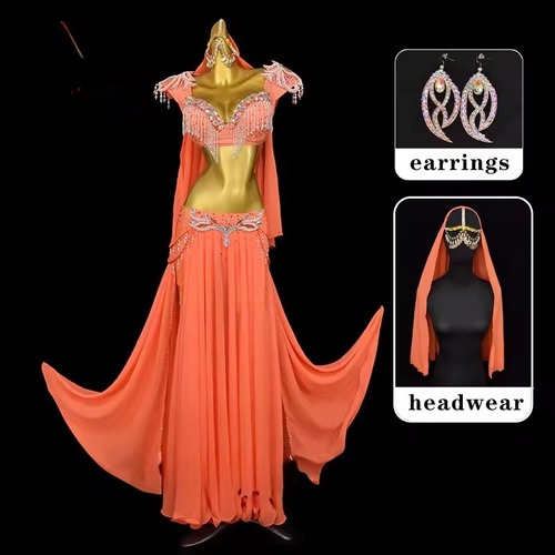 ＜オーダーメイド＞ ゴールデンエラ　ベリーダンスコスチューム　31605