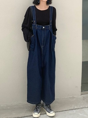 Side pocket deep overall（サイドポケットディープオーバーオール）b-942