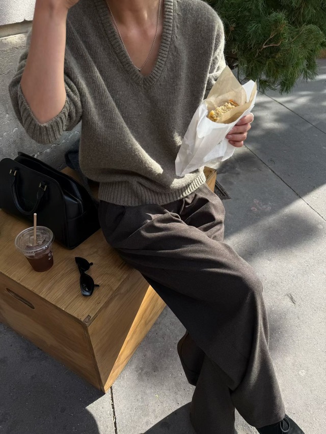 (予約) vegetable / Classic wool pants