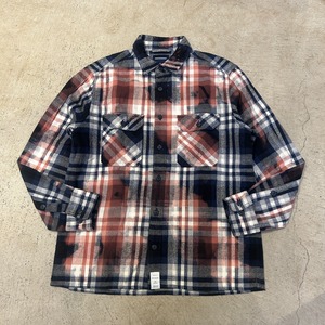 DESCENDANT FLANNEL BLEACH CHECK SHIRT