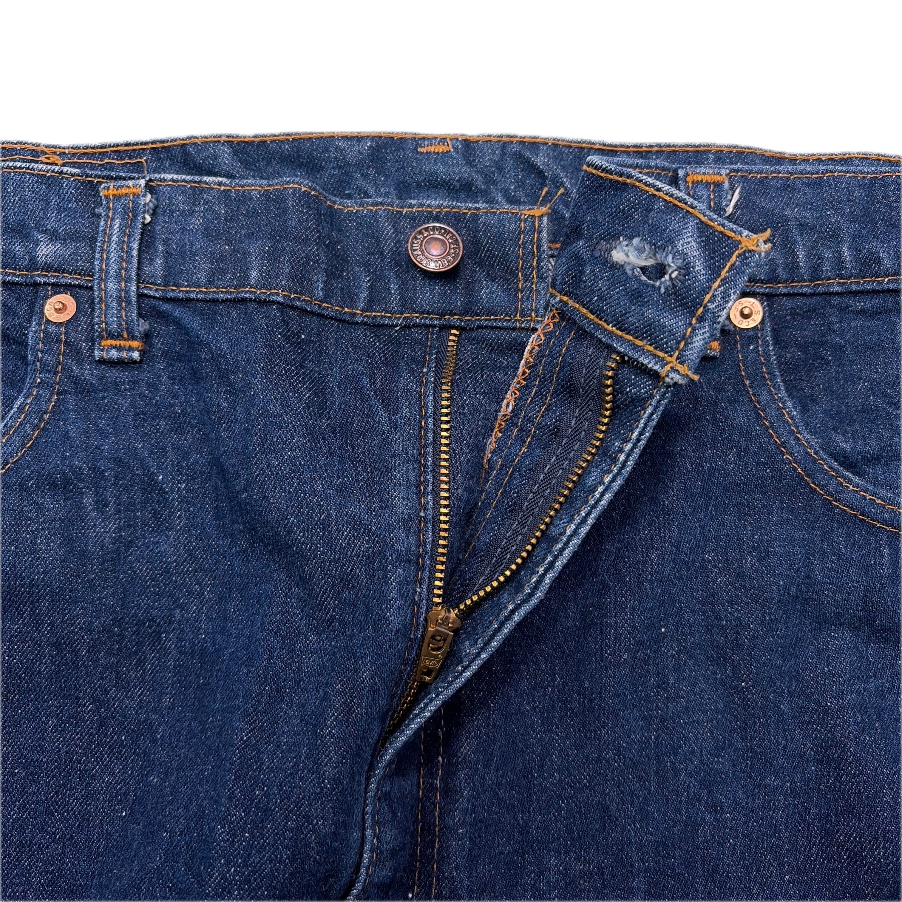 80s LEVIS リーバイス 517 USA製 黒カン バータック ブーツカット
